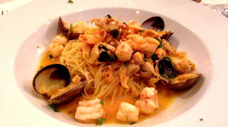 Capellini Marechiaro is a pasta special at Claudio's Ristorante in...
