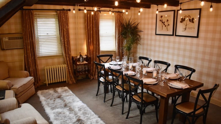 Mirabelle Tavern in Stony Brook has converted one of its...