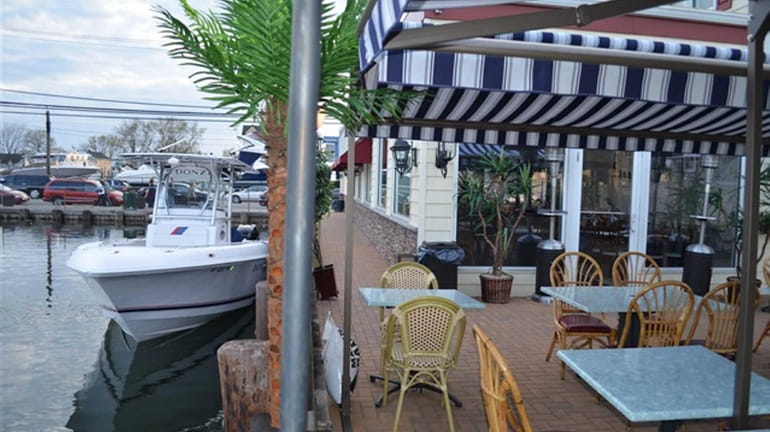 Dine on the patio overlooking the water at Tony Cuban...
