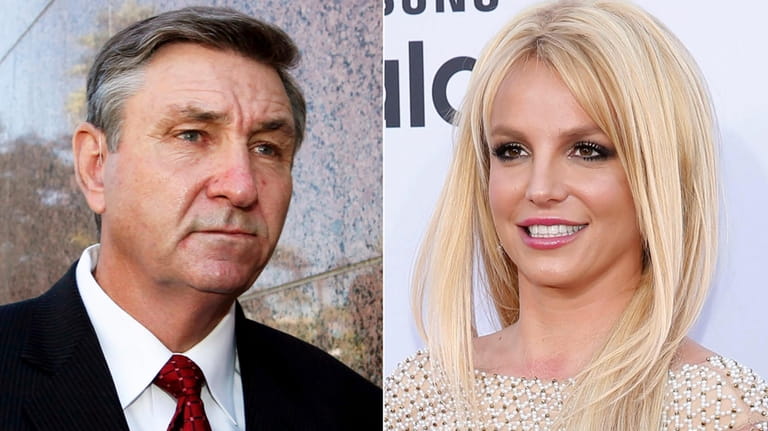Jamie Spears, father of singer Britney Spears, leaves the Stanley...