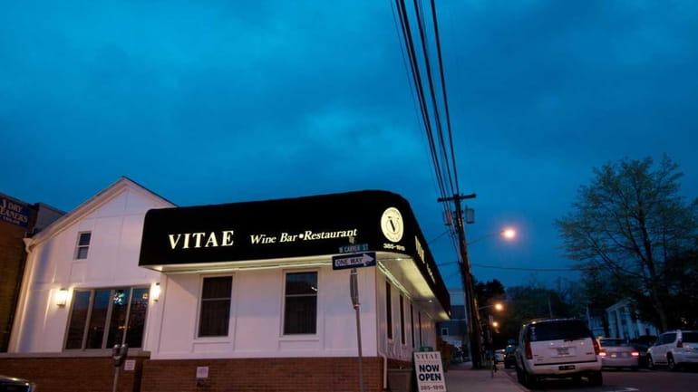 Vitae restaurant and wine bar in Huntington, on April 19,...