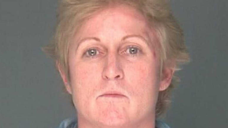 Mary Quinn, 47, of Ronkonkoma is charged with intentionally striking...