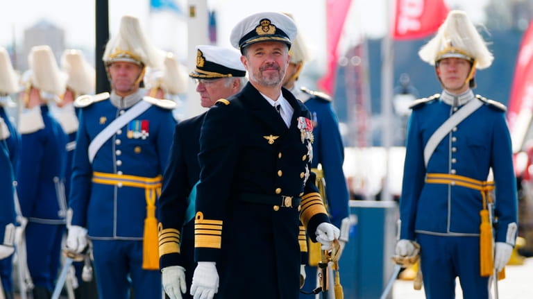 Denmark's King Frederik X is welcomed by Sweden's King Carl...