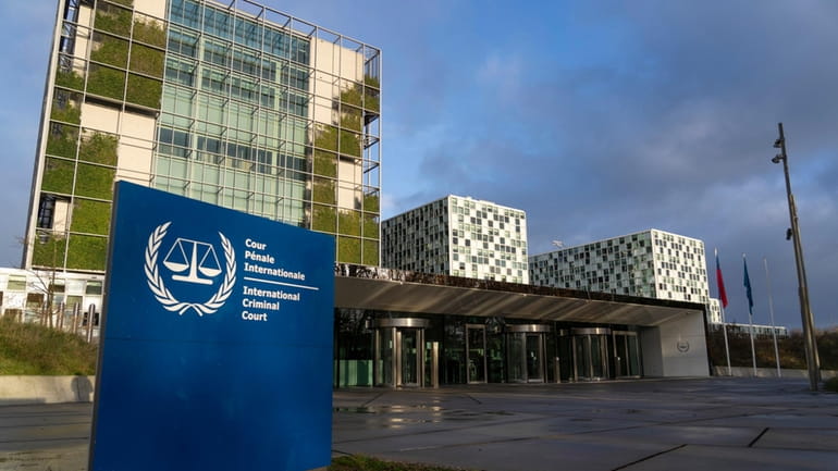 Exterior view of the International Criminal Court in The Hague,...