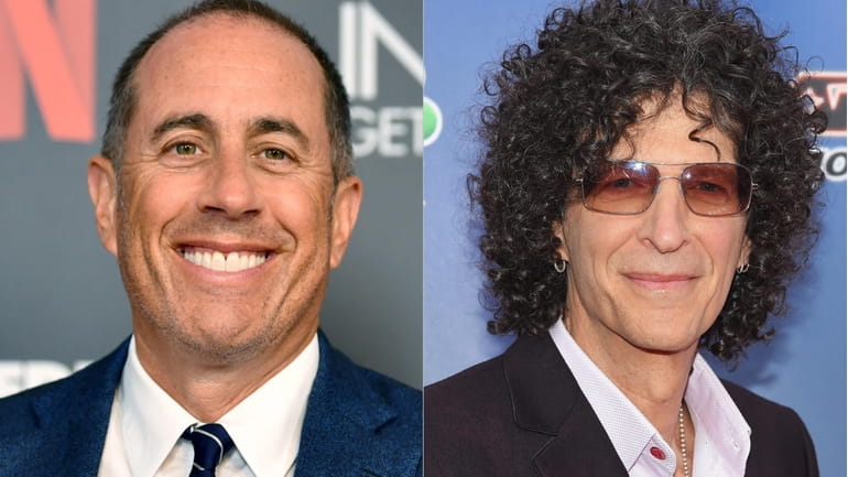 Comedian Jerry Seinfeld, left, has apologized to his longtime friend and...