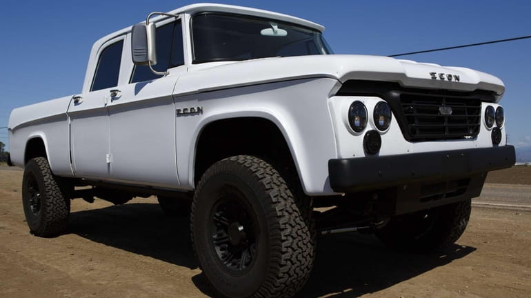 The 1965 Dodge D200 was completely reworked with the chassis...