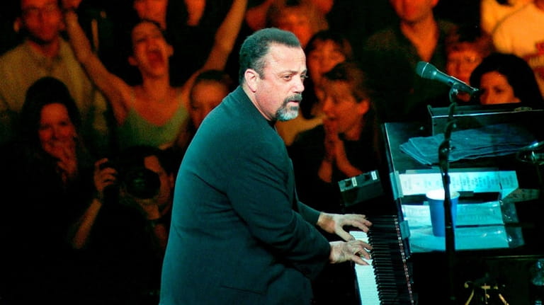 Billy Joel in concert on opening night at the Nassau...