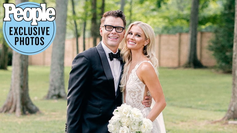 Bobby Bones and Caitlin Parker were married Saturday in Nashville.