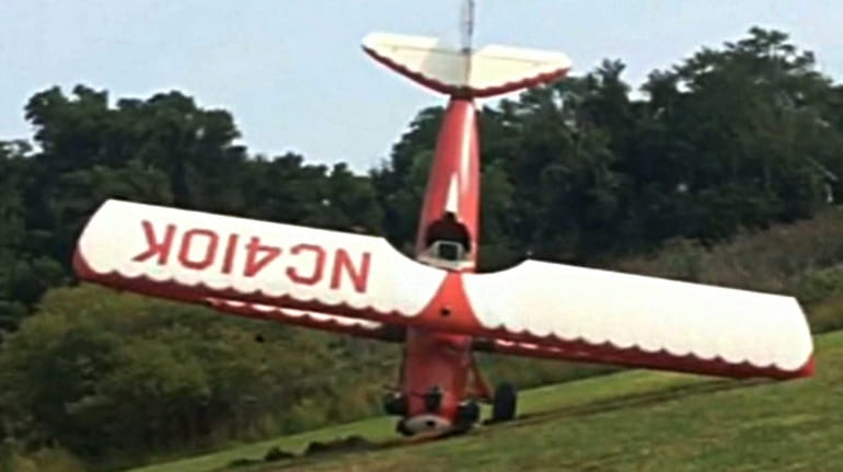 Police say this bi-plane had engine issues and crashed after...