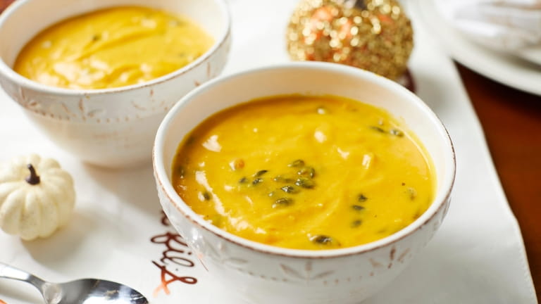Autumn squash soup from Panera Bread.
