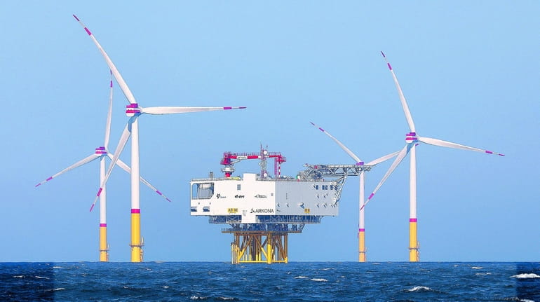 Norweigan company Equinor has decided to install massive wind turbines...