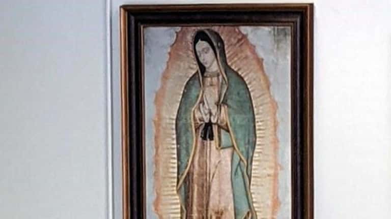An image of the Virgin Mary in her Lady of Guadalupe...