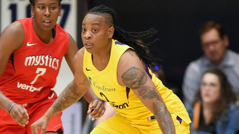 The WNBA has suspended Los Angeles Sparks guard Riquna Williams...