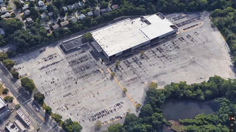Macy's in Manhasset seen in an aerial view. 