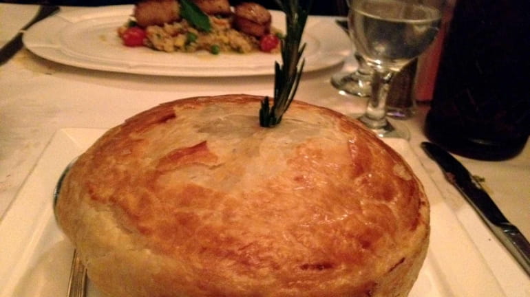 Chicken potpie at West End Cafe in Carle Place. (October...