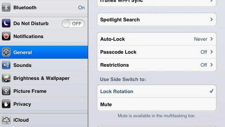 The settings and reset screen from Apple devices. For Ronnie...