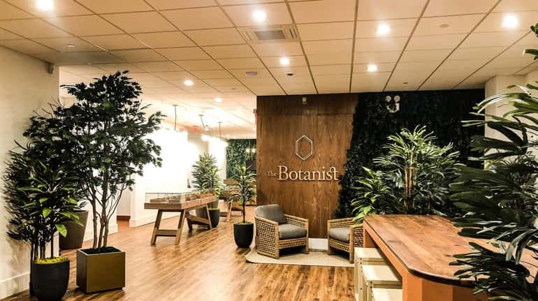 Inside The Botanist Queens, a medical marijuana dispensary that opened...