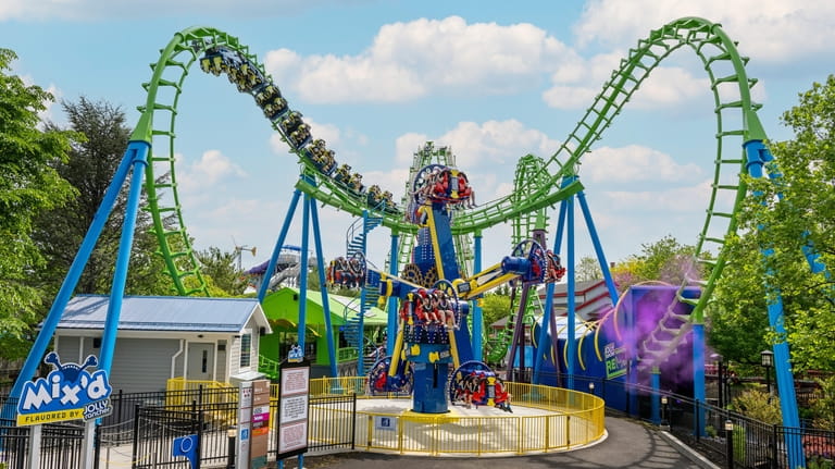 Check out the new Jolly Rancher Remix attraction at Hersheypark. 