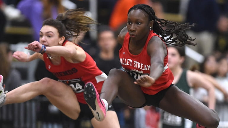 Melissa Gueye of Valley Stream South competes in the girls...