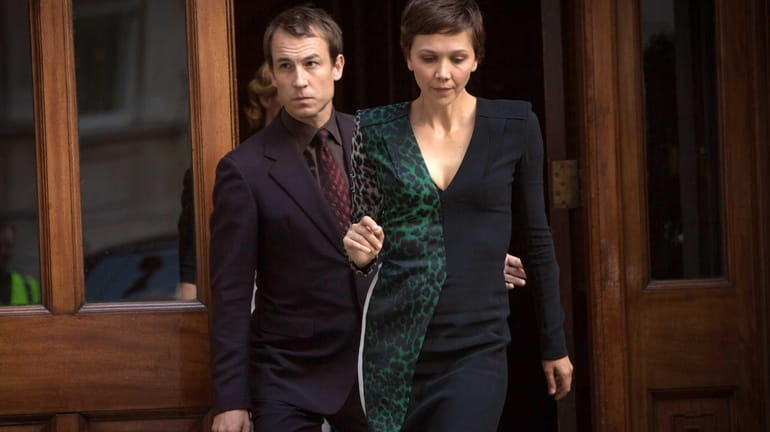 Tobias Menzies and Maggie Gyllenhaal in "The Honorable Woman," an...
