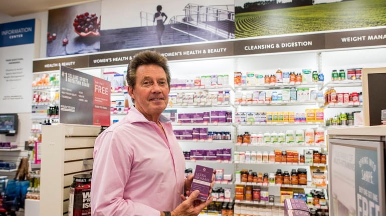 Vitamin World CEO Michael Madden at the retail chain's headquarters...
