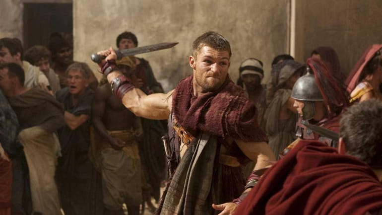 Liam McIntyre as Spartacus  in Starz' " Spartacus: Vengeance "
