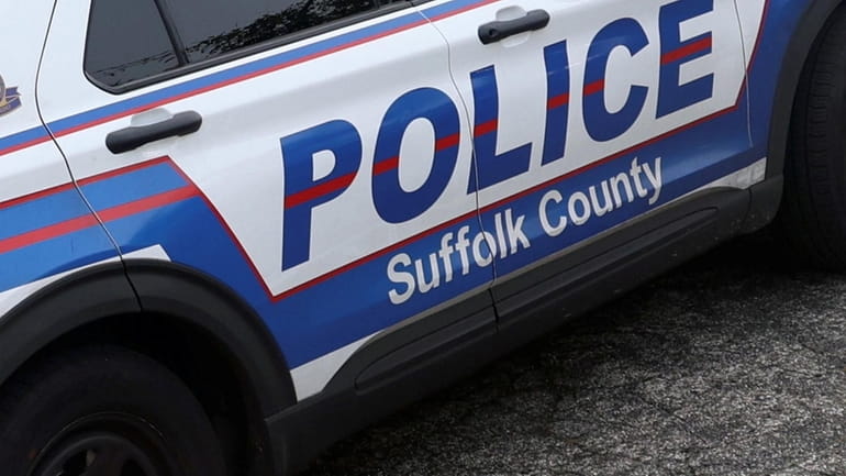 Suffolk County Police vehicle on July 17, 2023 in Amityville