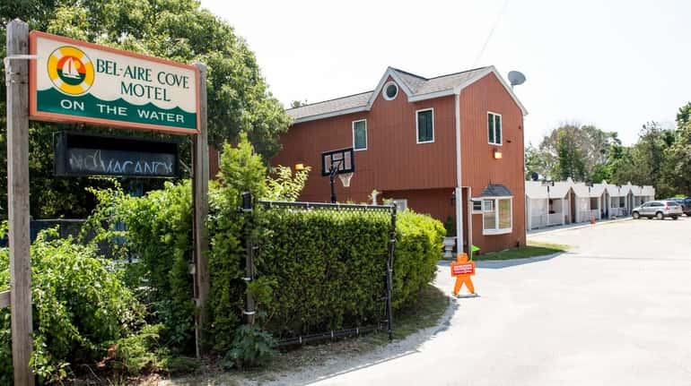 The Bel-Aire Cove Motel at 20 Shinnecock Rd. in Hampton Bays has...