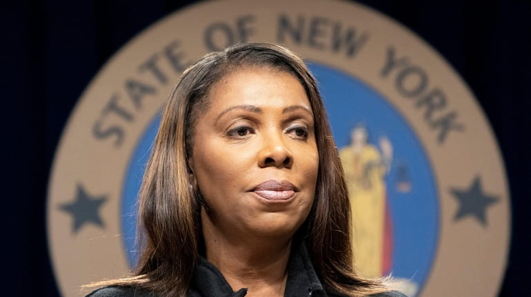 New York State Attorney General Letitia James on Tuesday announced...