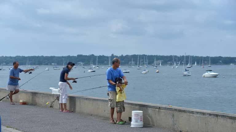 Anglers of all ages can toss their line into Manhasset...
