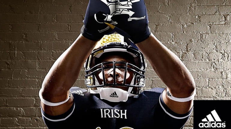 A new uniform that Notre Dame will ware when it...