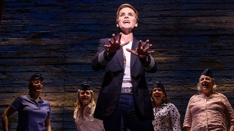 Jenn Colella and the rest of the cast play multiple...