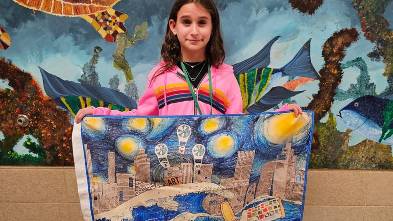 Marlo Connor, a fifth-grader at Plainview-Old Bethpage Middle School, was...