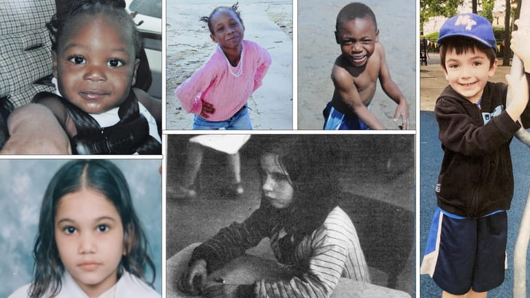 Children who died: Clockwise from top left, Innocent Demesyeux, Jewell Ward...