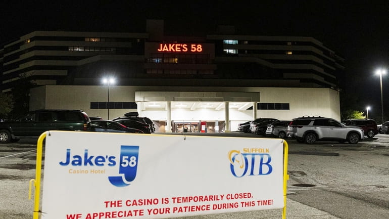 Jake’s 58 casino in Islandia reopened Friday morning after being closed...