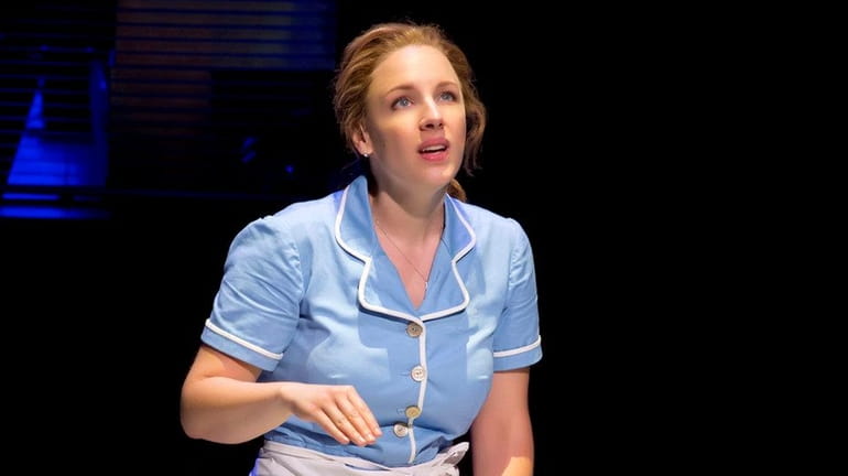 Jessie Mueller plays Jenna in "Waitress," opening on Broadway in...