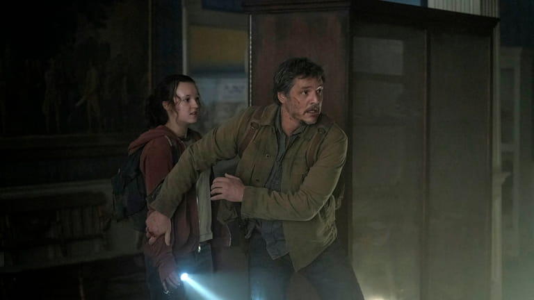 Bella Ramsey and Pedro Pascal in HBO's "The Last of...