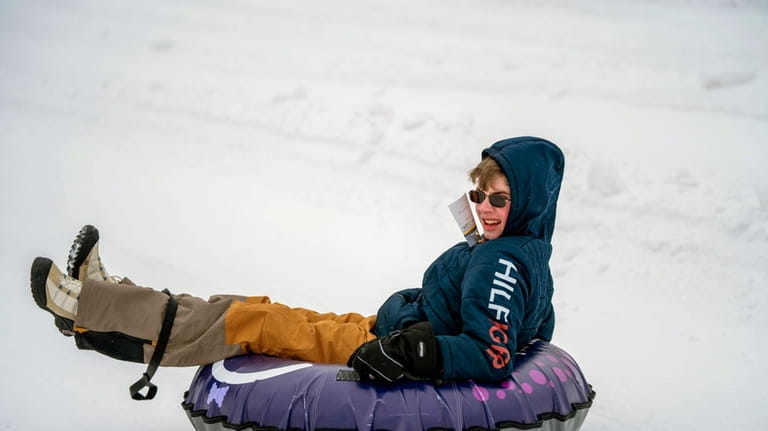 Hunter Mountain’s tubing hill, at nearly 1,000 feet long, is...