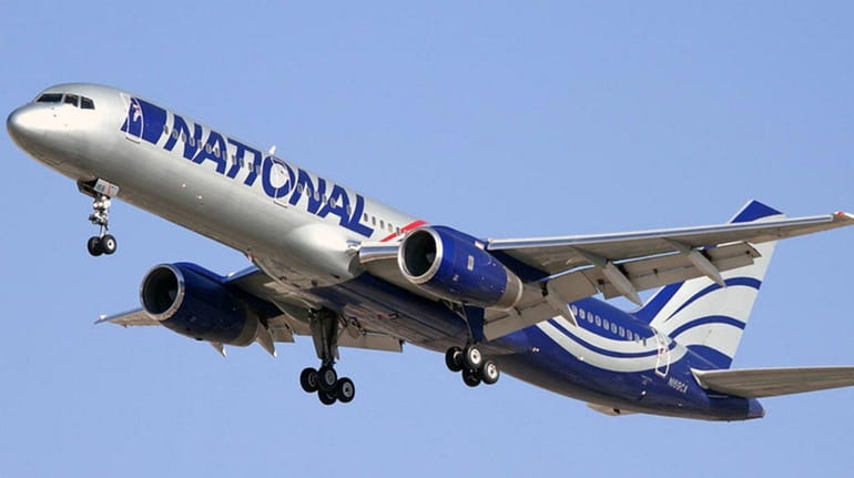 National Airlines provided this image of their B757-200 aircraft on...