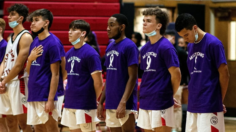 Floral Park hosted a "purple-out" game against Lynbrook on Jan....