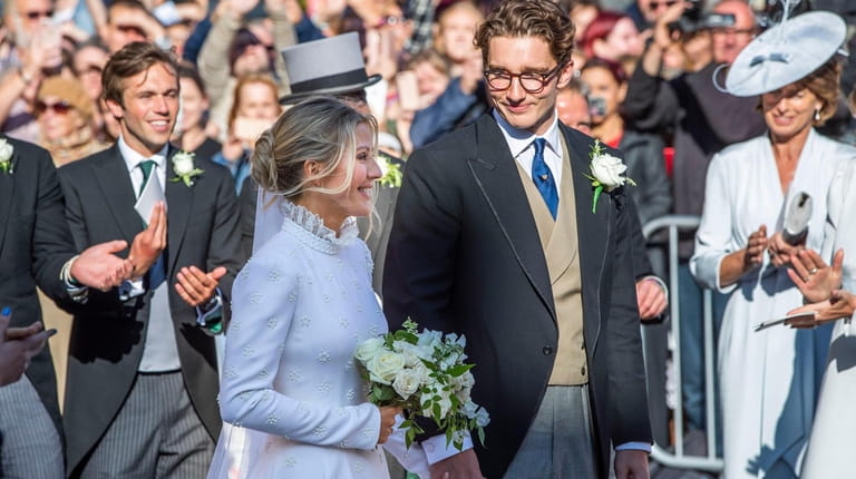Ellie Goulding and Caspar Jopling, seen on their 2019 wedding...