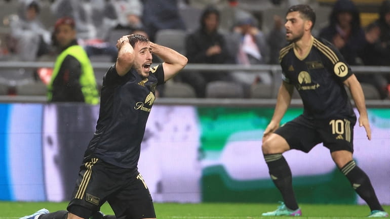 Union's Josip Juranovic reacts during the Champions League group C...