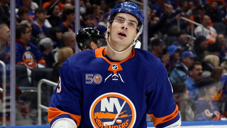 Mathew Barzal of the New York Islanders is out indefinitely...