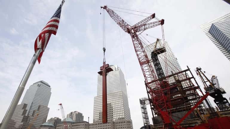 A file photo of the redevelopment of Ground Zero in...