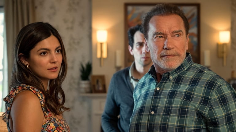 Monica Barbaro, Jay Baruchel and Arnold Schwarzenegger star in the new Netflix espionage...