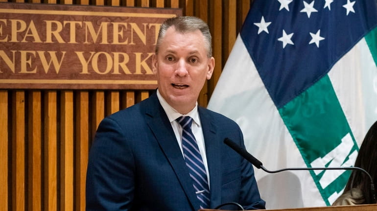 NYPD Commissioner Dermot Shea said Tuesday that new laws aimed at...