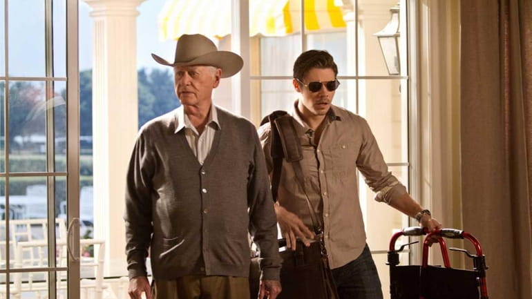 Larry Hagman and Josh Henderson star in the new series...