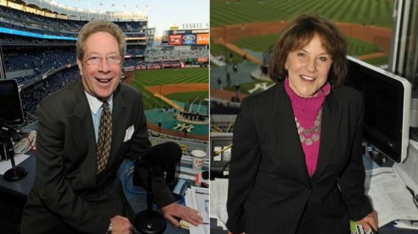 John Sterling, left, and Suzyn Waldman will likely continue to...