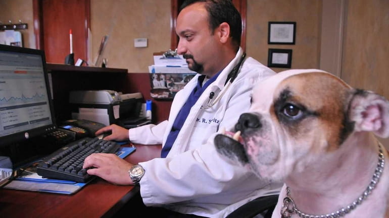 Richard Selkowitz, owner of East Rockaway Veterinary Hospital, recently took...