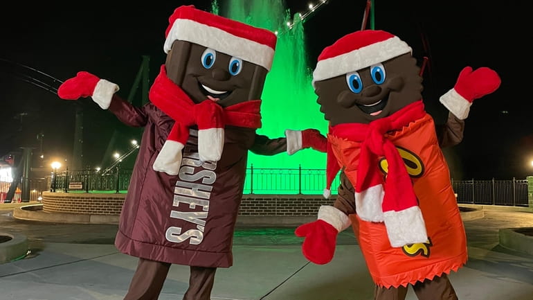 Costumed candy characters will be on-hand to greet visitors at...